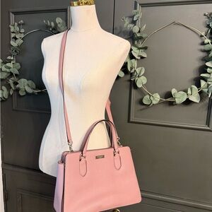 Kate Spade Light Pink Satchel/gold accents-like new